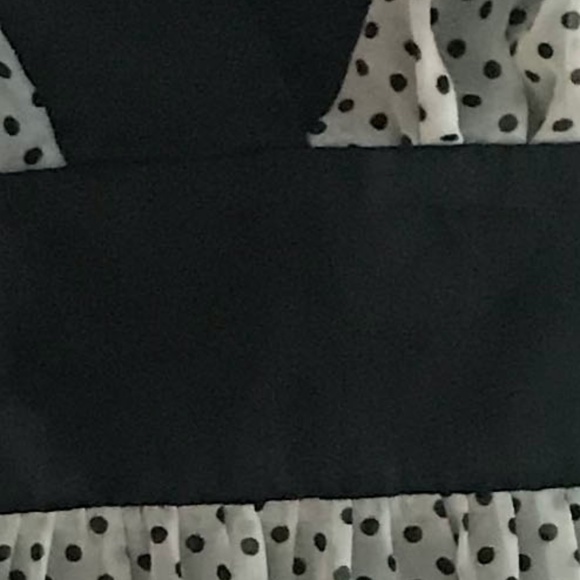 BCX Black polka-a-dot Dress Size 7 - Picture 3 of 4